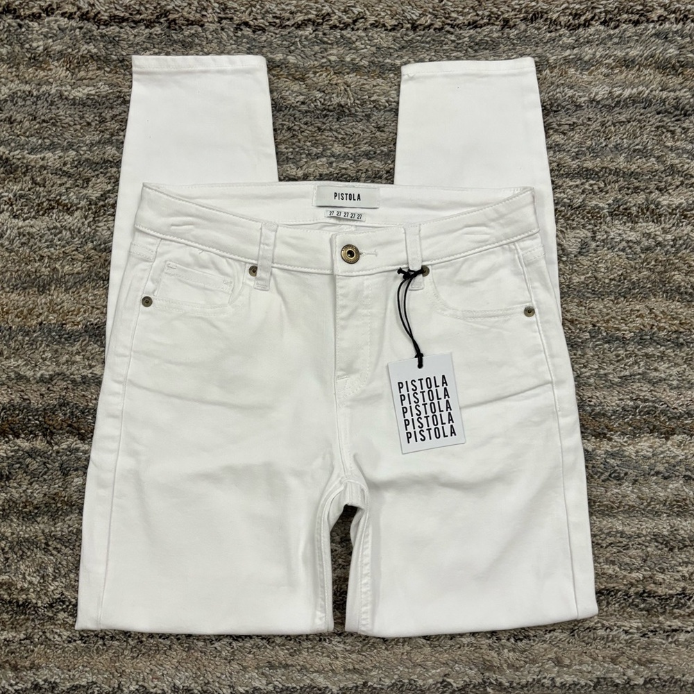 Pistola Mid Rise Ankle Skinny Jeans Sz 27 NWT | Pistola White Ankle Skinny NEW*